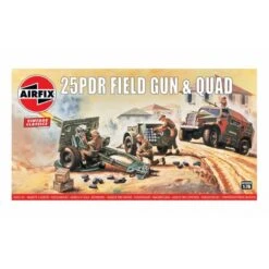 Hornby Airfix - Maquette Militaire - Field Gun Et Quad