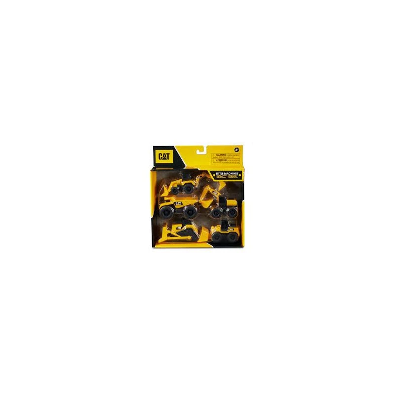 CAT Caterpillar - Petites Machines - Pack De 5 Camions 3 CAT Caterpillar - Petites Machines - Pack De 5 Camions