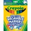 Crayola - Pochette De 8 Feutres à Colorier 1 Crayola - Pochette De 8 Feutres à Colorier -Jouets Pour Enfants crayola pochette de 8 feutres a colorier