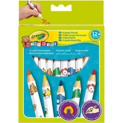 Crayola - Pochette De 8 Maxi Crayons De Couleurs