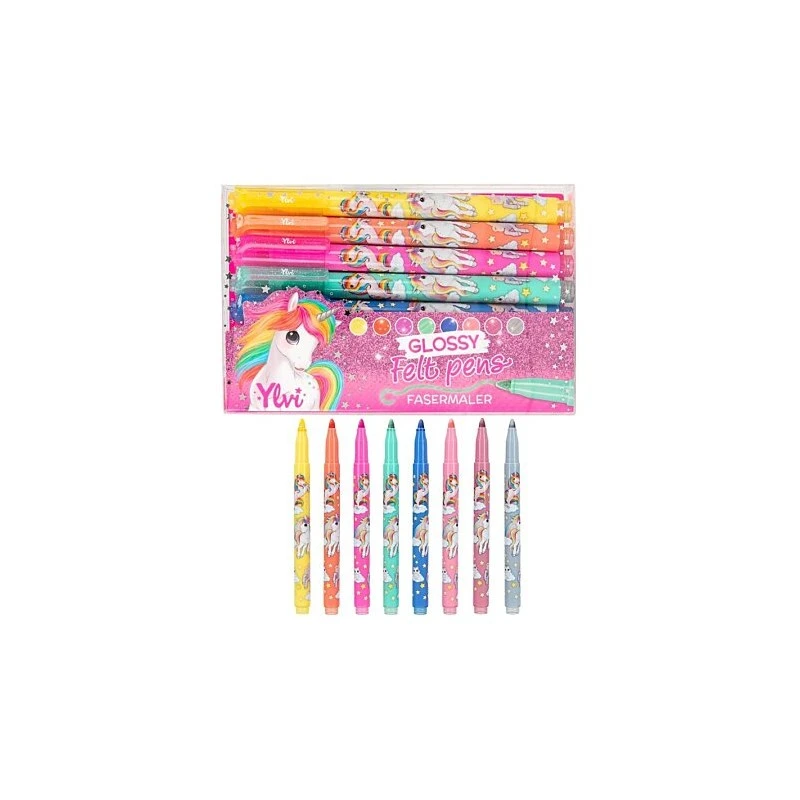 Depesche - Ylvi - Glossy Set De Feutres 3 Depesche - Ylvi - Glossy Set De Feutres