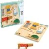 Djeco - DJ01051 - Puzzles Relief - Woodypets -Jouets Pour Enfants djeco dj01051 puzzles relief woodypets