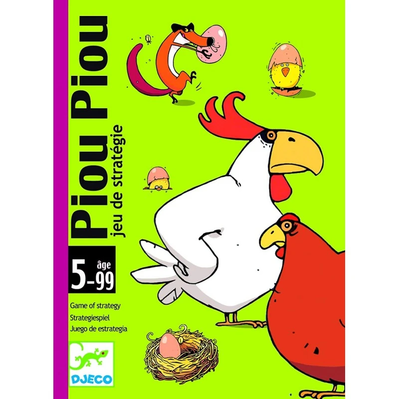 Djeco - DJ05119 - Jeux De Cartes - Piou Piou 3 Djeco - DJ05119 - Jeux De Cartes - Piou Piou