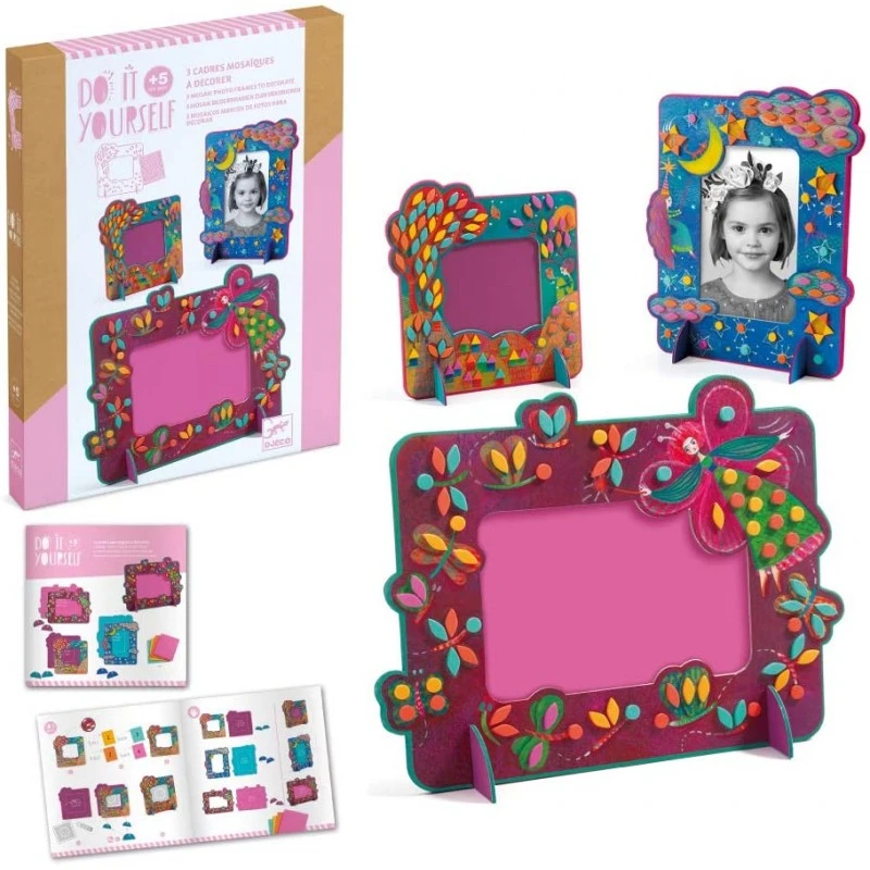 Djeco - DJ07904 - DIY - Mosaïques & Stickers - Féérique 3 Djeco - DJ07904 - DIY - Mosaïques & Stickers - Féérique