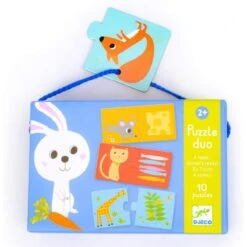 Djeco - DJ08166 - Puzzles Duo-trio - Puzzle Duo A Table !