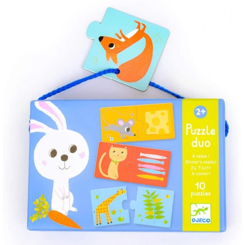 Djeco - DJ08166 - Puzzles Duo-trio - Puzzle Duo A Table ! 3 Djeco - DJ08166 - Puzzles Duo-trio - Puzzle Duo A Table !