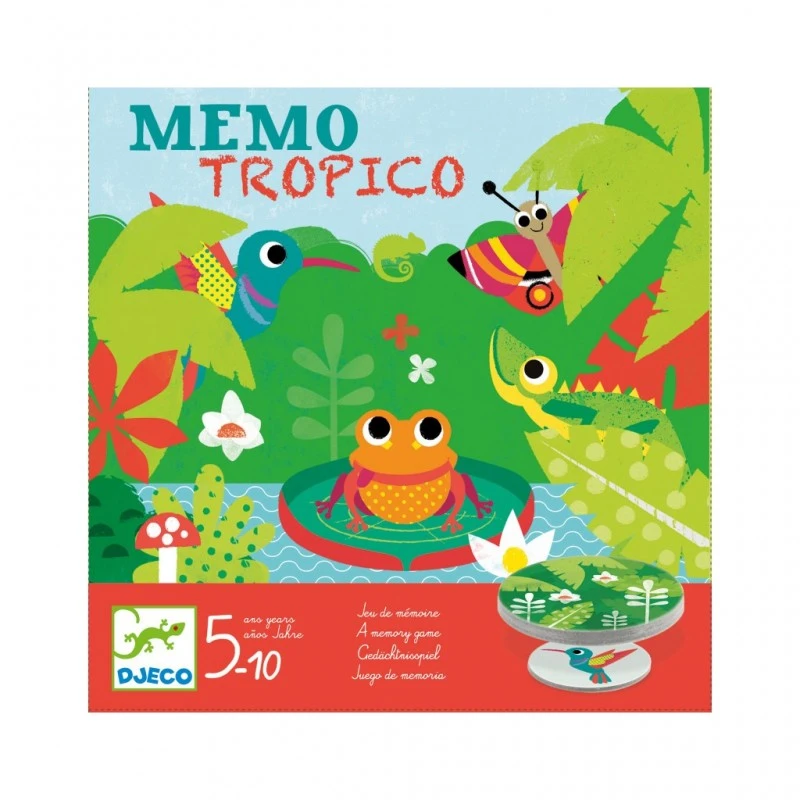 Djeco - DJ08444 - Jeux - Memo Tropico 3 Djeco - DJ08444 - Jeux - Memo Tropico