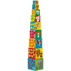 Djeco - DJ08506 - Cubes Premier âge - 10 Cubes Mes Amis