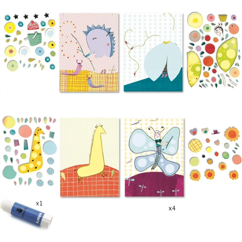 Djeco - DJ08666 - Collages Des Petits - Très Pop 3 Djeco - DJ08666 - Collages Des Petits - Très Pop