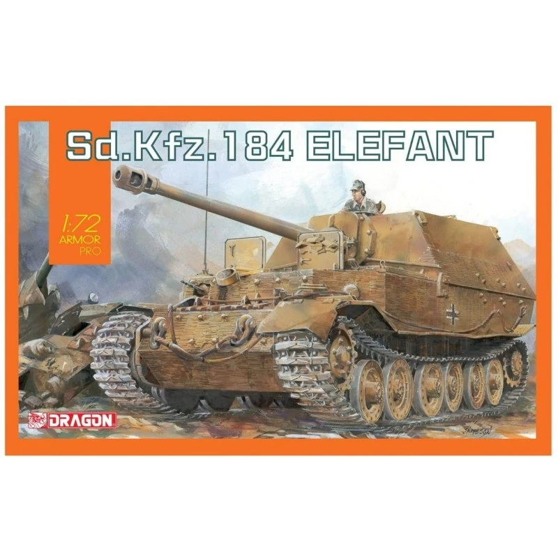 Dragon - Maquette Militaire - Tank SD.KFZ 84 Elefant - 1:72 3 Dragon - Maquette Militaire - Tank SD.KFZ 84 Elefant - 1:72