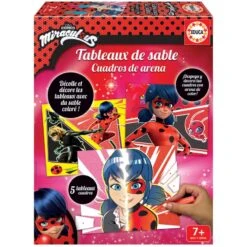 Educa - Loisirs Créatifs - Tableaux De Sable - Miraculous Ladybug