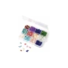 Graine Créative - Boite De Perles En Pierre - 12 Coloris
