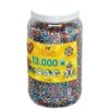 Hama - Perles - 211-90 - Taille Midi - Pot 13000 Perles Mélange Bicolore -Jouets Pour Enfants hama perles 211 90 taille midi pot 13000 perles melange bicolore