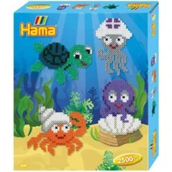 Hama - Perles - 3249 - Taille Midi - Boite Les Animaux Marins