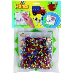 Hama - Perles - 4601 - Taille Midi - Kit Multi Cadre - 1000 Perles Et 1 Plaque Cadre