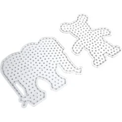 Hama - Perles - 8251 - Taille Maxi - Sachet De 2 Plaques éléphant Et Ourson