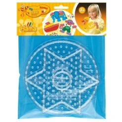 Hama - Perles - 8265 - Taille Maxi - Sachet Plaque étoile Et Ronde