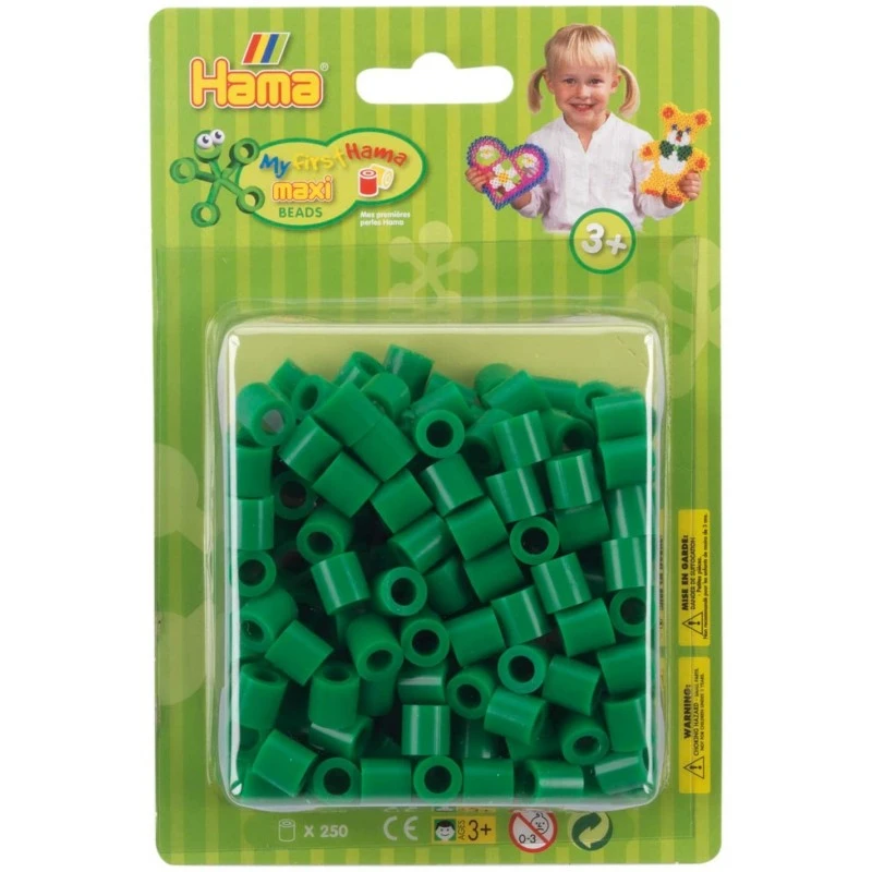 Hama - Perles - 8510 - Taille Maxi - Blister De 250 Perles Maxi Vert 3 Hama - Perles - 8510 - Taille Maxi - Blister De 250 Perles Maxi Vert