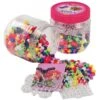 Hama - Perles - 8791 - Taille Maxi - Pot Rose 400 Perles Avec 2 Plaques -Jouets Pour Enfants hama perles 8791 taille maxi pot rose 400 perles avec 2 plaques