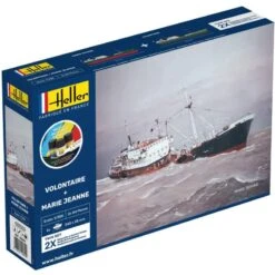 Heller - Maquette - Bateau - Coffret Volontaire Et Marie Jeanne