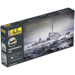 Heller - Maquette - Bateau - Starter Kit - Torpedoboot T23