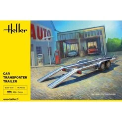 Heller - Maquette - Car Transporteur Trailer