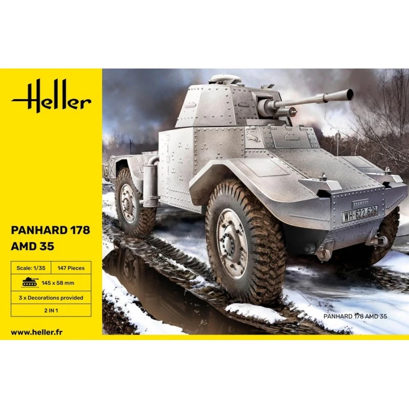 Heller - Maquette - Char - Panhard 178 3 Heller - Maquette - Char - Panhard 178