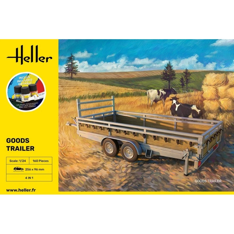 Heller - Maquette - Starter Kit - Goods Trailer 3 Heller - Maquette - Starter Kit - Goods Trailer