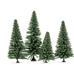 Hornby - Accessoire Modélisme - Pack De 4 Arbres - Sapins
