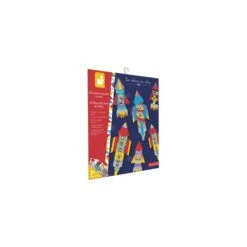 Janod - Loisirs Créatifs - 10 Fusées En Papier à Créer