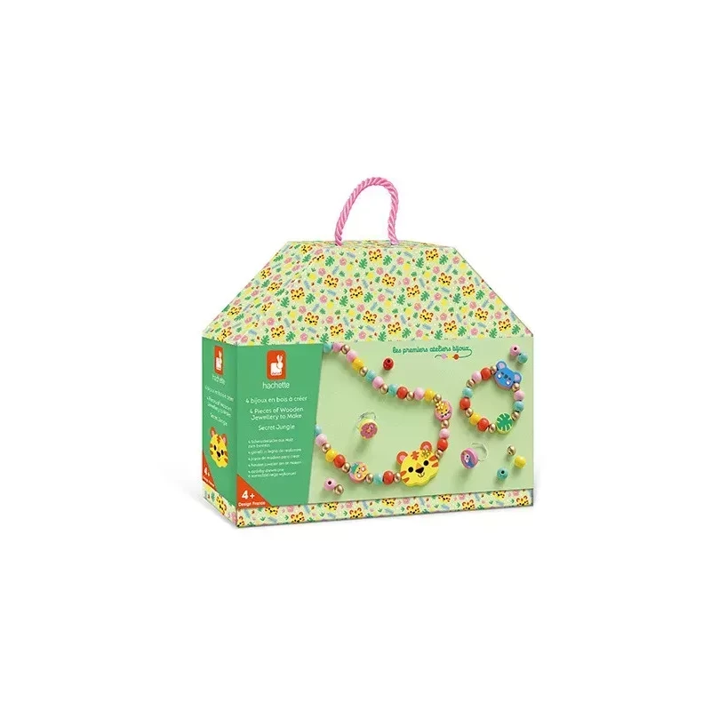 Janod - Loisirs Créatifs - 4 Bijoux En Bois à Créer 3 Janod - Loisirs Créatifs - 4 Bijoux En Bois à Créer