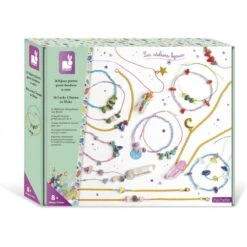 Janod - Loisirs Créatifs - Coffret 16 Bijoux Pierres Porte-Bonheur à Créer