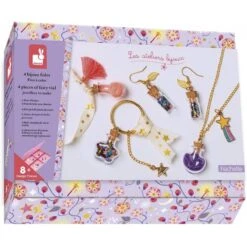 Janod - Loisirs Créatifs - Coffret 4 Bijoux Fioles De Fées à Créer