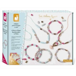 Janod - Loisirs Créatifs - Kit 6 Bijoux De Papier à Créer