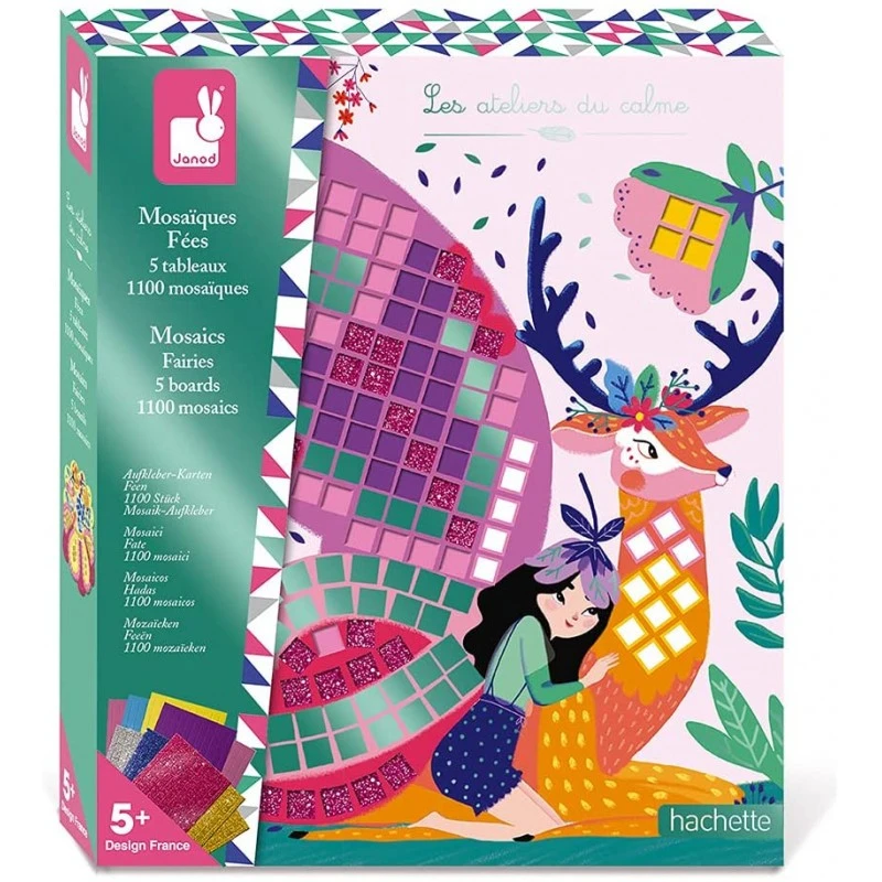 Janod - Loisirs Créatifs - Mosaiques - Fées - 5 Tableaux 3 Janod - Loisirs Créatifs - Mosaiques - Fées - 5 Tableaux