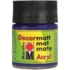 Marabu Decormatt- Arcyl - 50ml - Violet Foncé -Jouets Pour Enfants marabu decormatt arcyl 50ml violet fonce