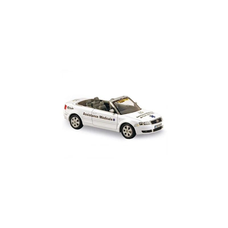 Norev - Véhicule Miniature - Audi A4 Cabriolet Assistance Médicale 3 Norev - Véhicule Miniature - Audi A4 Cabriolet Assistance Médicale
