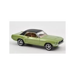 Norev - Véhicule Miniature - Ford Mustang Coupé 1968 Vert Métallique - 1:43