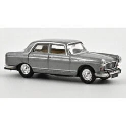 Norev - Véhicule Miniature - Peugeot 404 1968 Grey Metallic 1:87