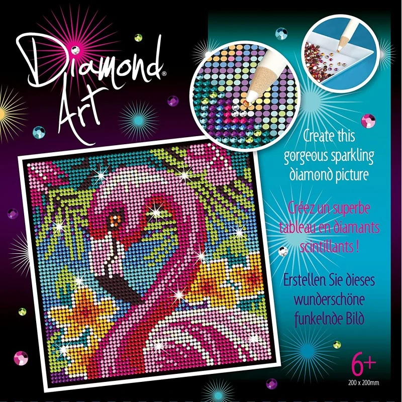 OZ - Loisirs Créatifs - Art Diamond - Flamant Rose 3 OZ - Loisirs Créatifs - Art Diamond - Flamant Rose