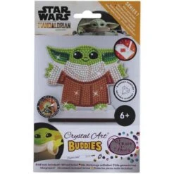 OZ - Loisirs Créatifs - Crystal Art - Kit Figurine à Diamanter - Grogu