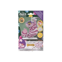 OZ - Loisirs Créatifs - Crystal Art - Kit Figurine à Diamanter - Le Chat Cheshire
