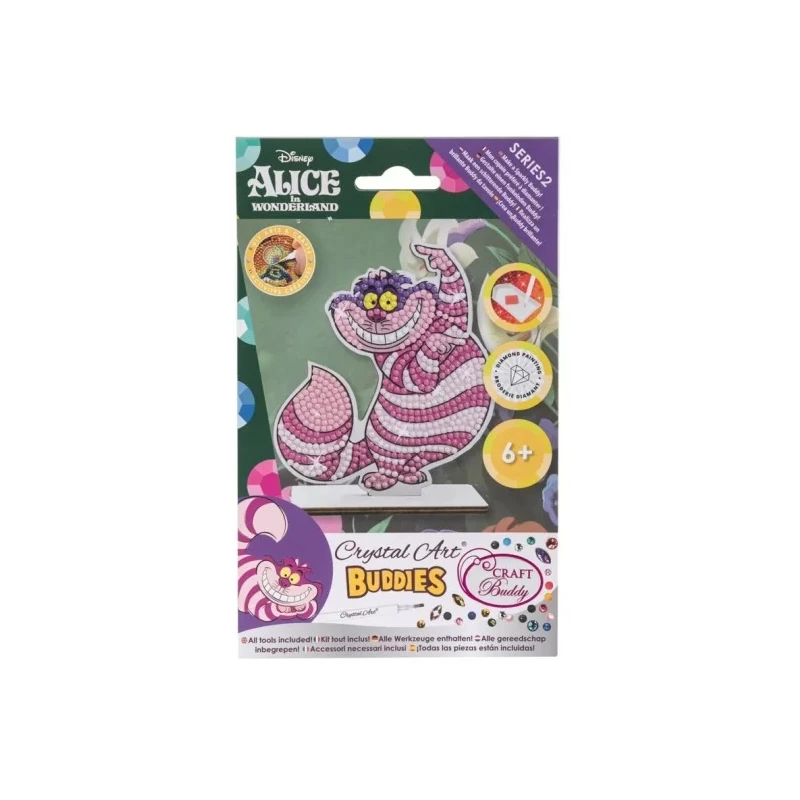 OZ - Loisirs Créatifs - Crystal Art - Kit Figurine à Diamanter - Le Chat Cheshire 3 OZ - Loisirs Créatifs - Crystal Art - Kit Figurine à Diamanter - Le Chat Cheshire