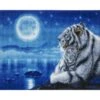 OZ - Loisirs Créatifs - Crystal Art - Kit Tableau Broderie Diamant 40x50cm Tigres -Jouets Pour Enfants oz loisirs creatifs crystal art kit tableau broderie diamant 40x50cm tigres