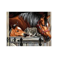 OZ - Loisirs Créatifs - Enjoy Art - Peinture Par Numéros 40x30cm - Un Trio En Or