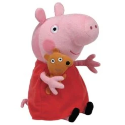 Peluche - Peppa Pig - George 16 Cm - Rouge