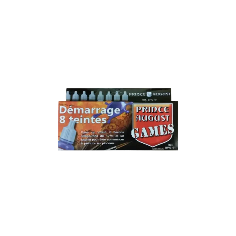 Prince August - Coffret Démarrage Games 8 Teintes 3 Prince August - Coffret Démarrage Games 8 Teintes