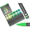 Pro Color Series - Boite De 22 Marqueurs Peinture Acrylique - Assortiment De Verts -Jouets Pour Enfants pro color series boite de 22 marqueurs peinture acrylique assortiment de verts