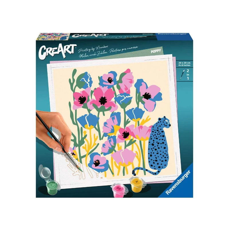 Ravensburger - CreArt - 20x20cm - Poppy - Jolane Edition 3 Ravensburger - CreArt - 20x20cm - Poppy - Jolane Edition