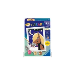 Ravensburger - Creart - Peinture Au Numéro - Cheval De Nuit - 8x12cm